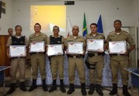Diploma de Mérito Policial ao Policiais Militares do Destacamento de Dom Bosco